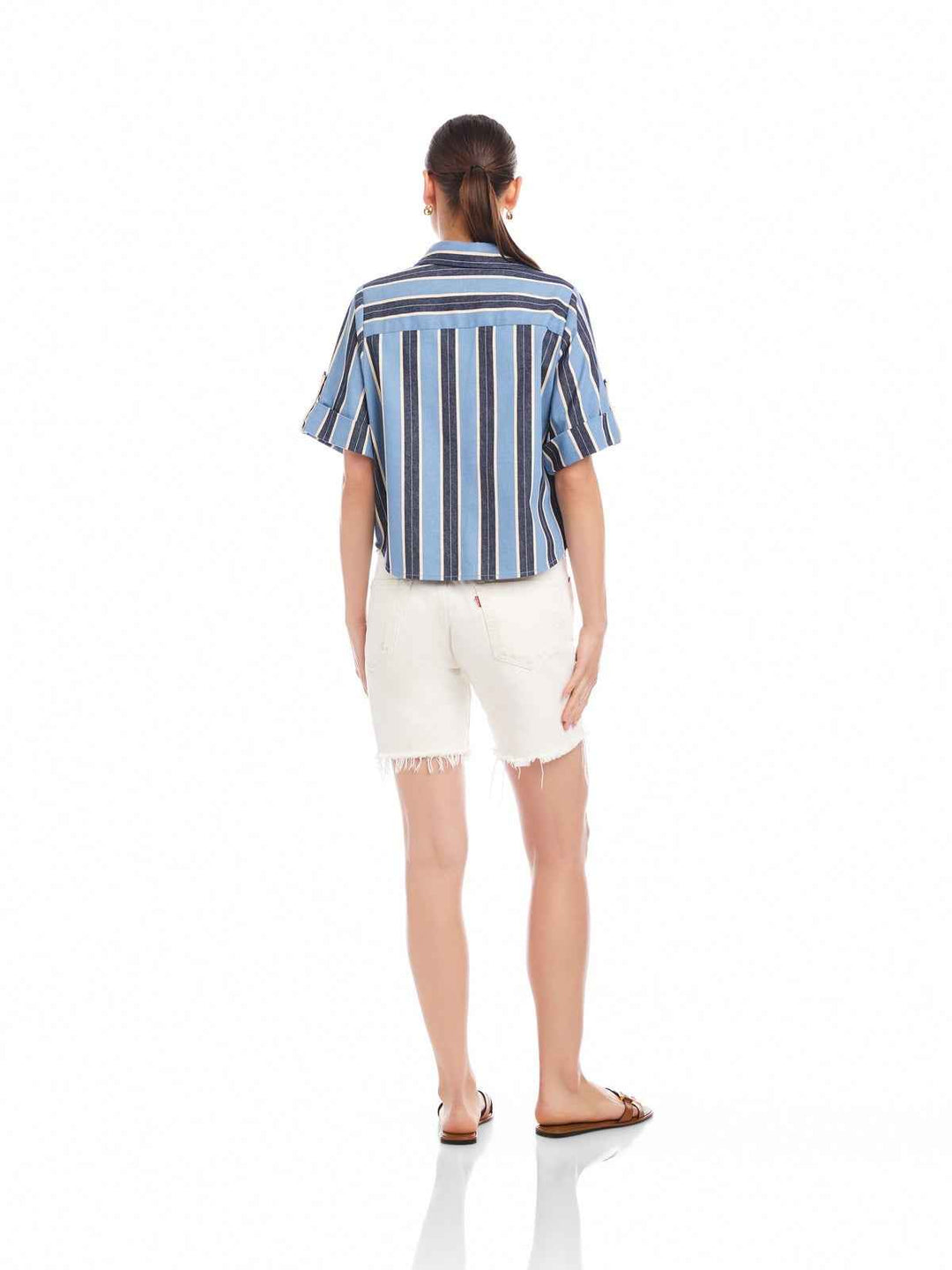 Kay Cuffed Sleeve Shirt By FIFTEEN -TWENTY - Moxiebainbridge