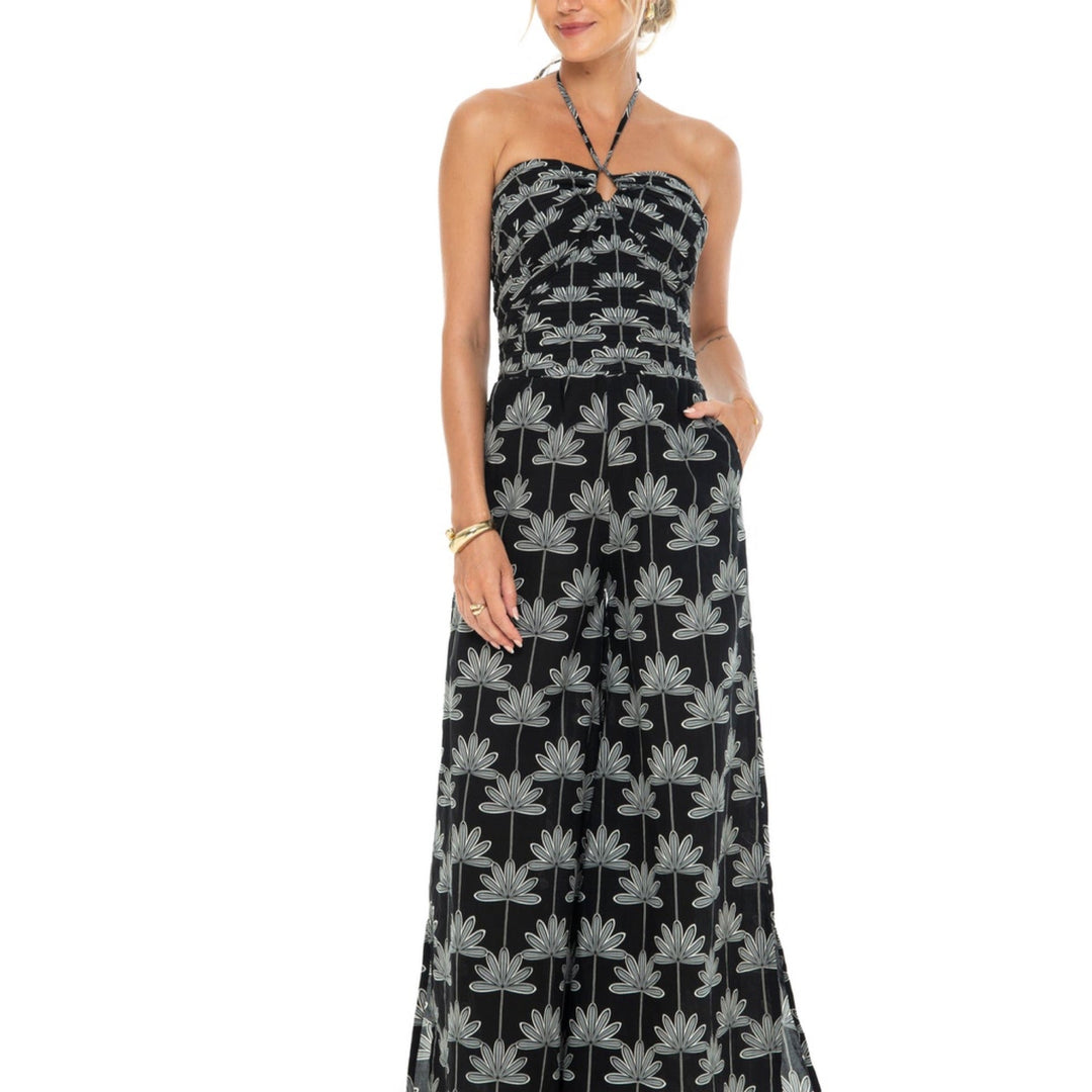 The Planta Pleated Jumpsuit - Moxiebainbridge