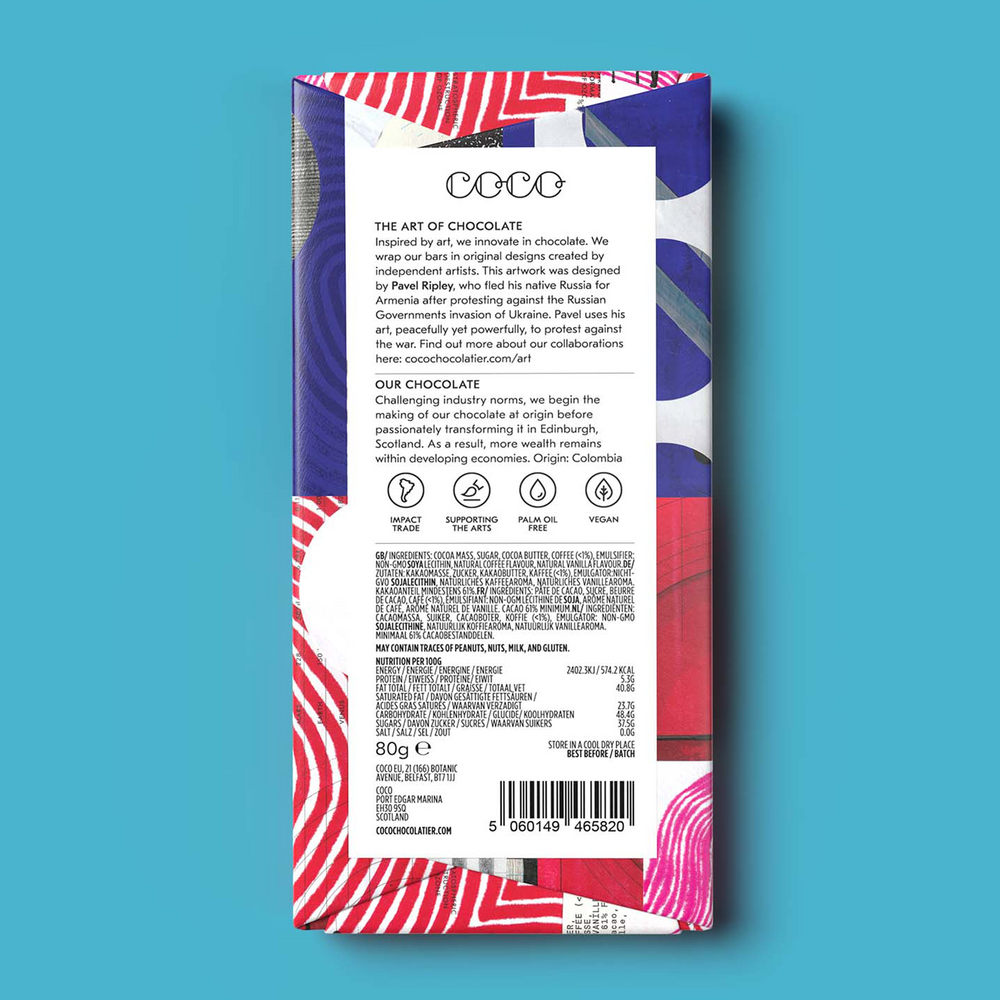Cold Brew Coffee Dark Chocolate By COCO - Moxiebainbridge