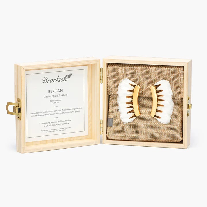 Bergan Statement Earring By Brackish - Moxiebainbridge
