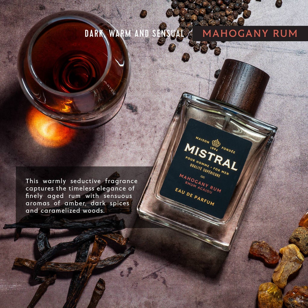 Mistral Mahogany Rum Eau de Parfum By Mistral - Moxiebainbridge