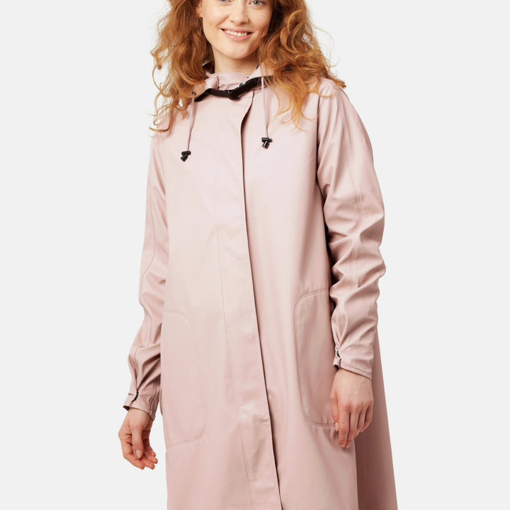 Ilse Jacobsen Rain Coat Adobe Rose 36 - Moxiebainbridge