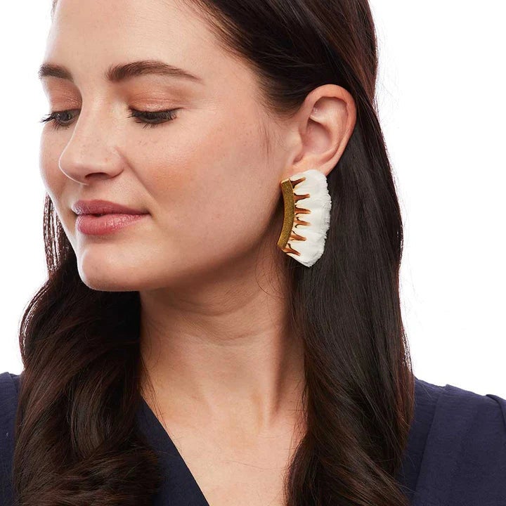 Bergan Statement Earring By Brackish - Moxiebainbridge