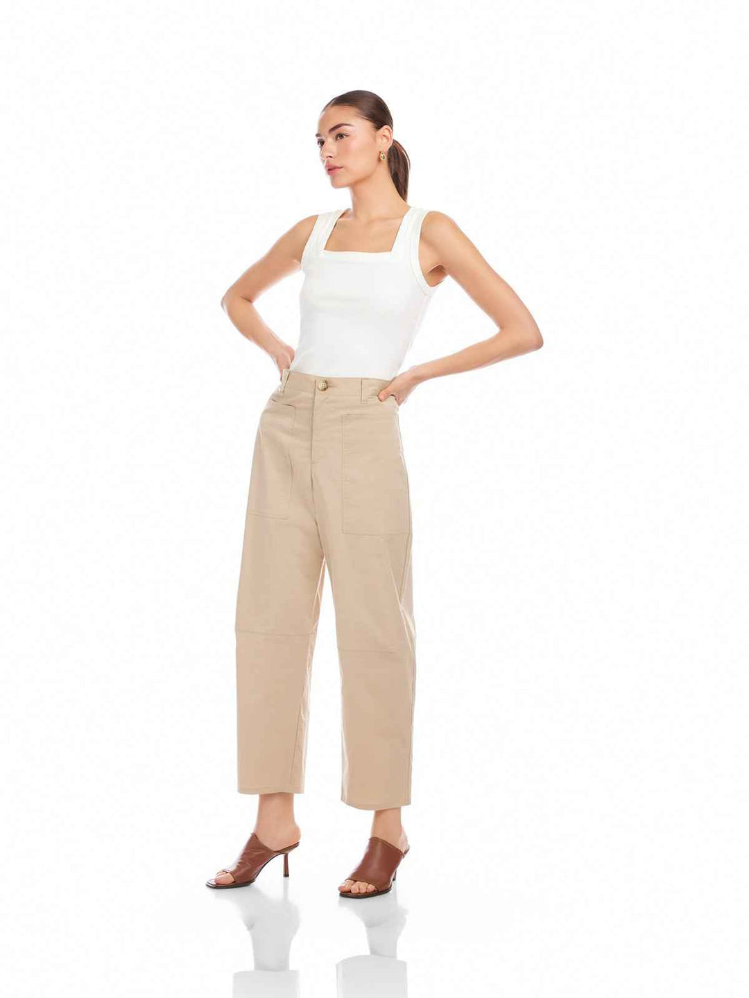 Sondra Barrel Leg Pants By FIFTEEN TWENTY - Moxiebainbridge