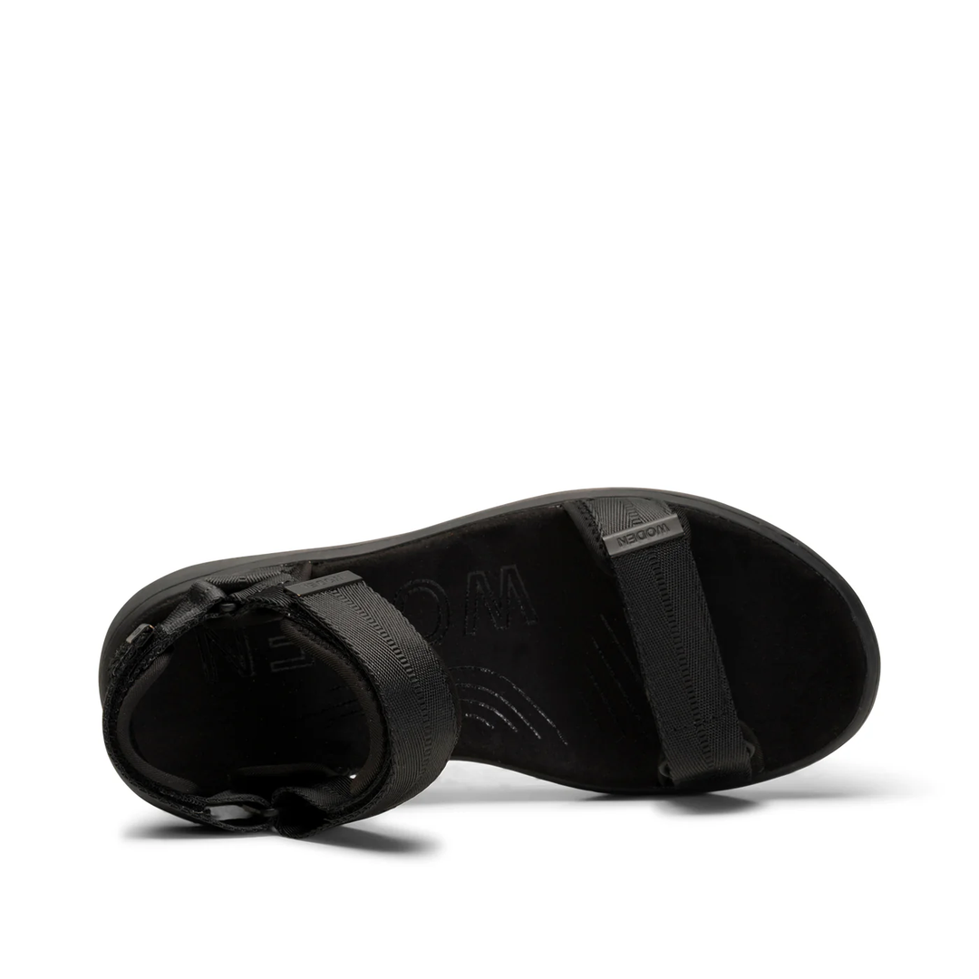 Woden Line Sandal Black - Moxiebainbridge