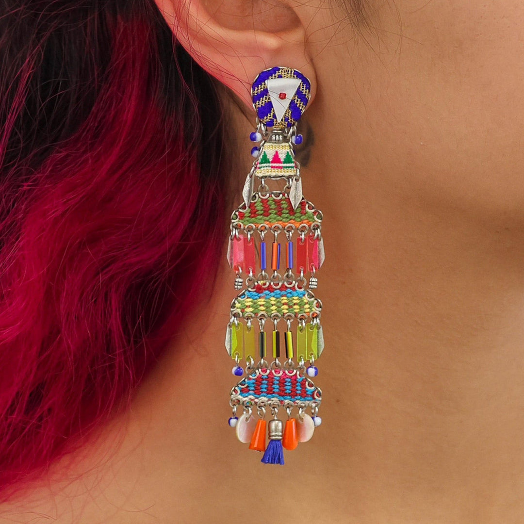 Long African Dance Limited Earring By Ayala Bar - Moxiebainbridge