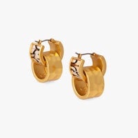 Michelle Double Hoop By Brackish - Moxiebainbridge