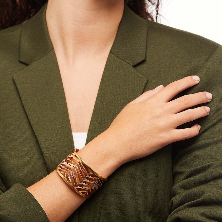 Julie Wide Cuff By Brackish - Moxiebainbridge