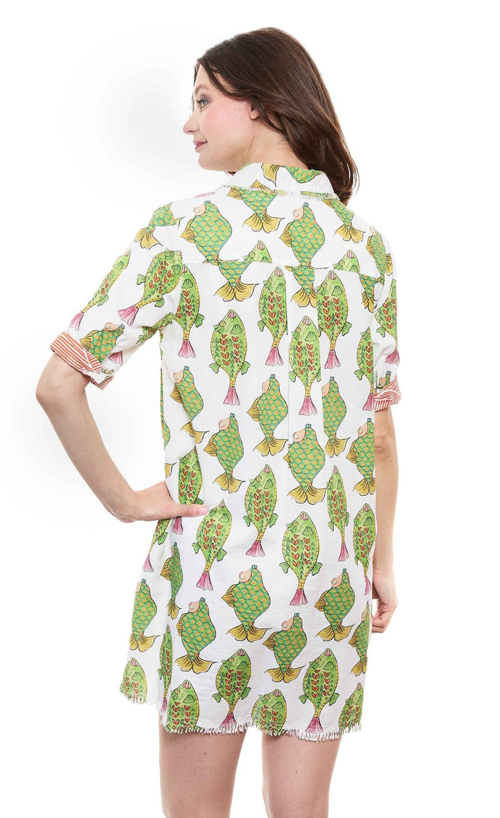 Chatham Fish Dress By Dizzy Lizzie - Moxiebainbridge
