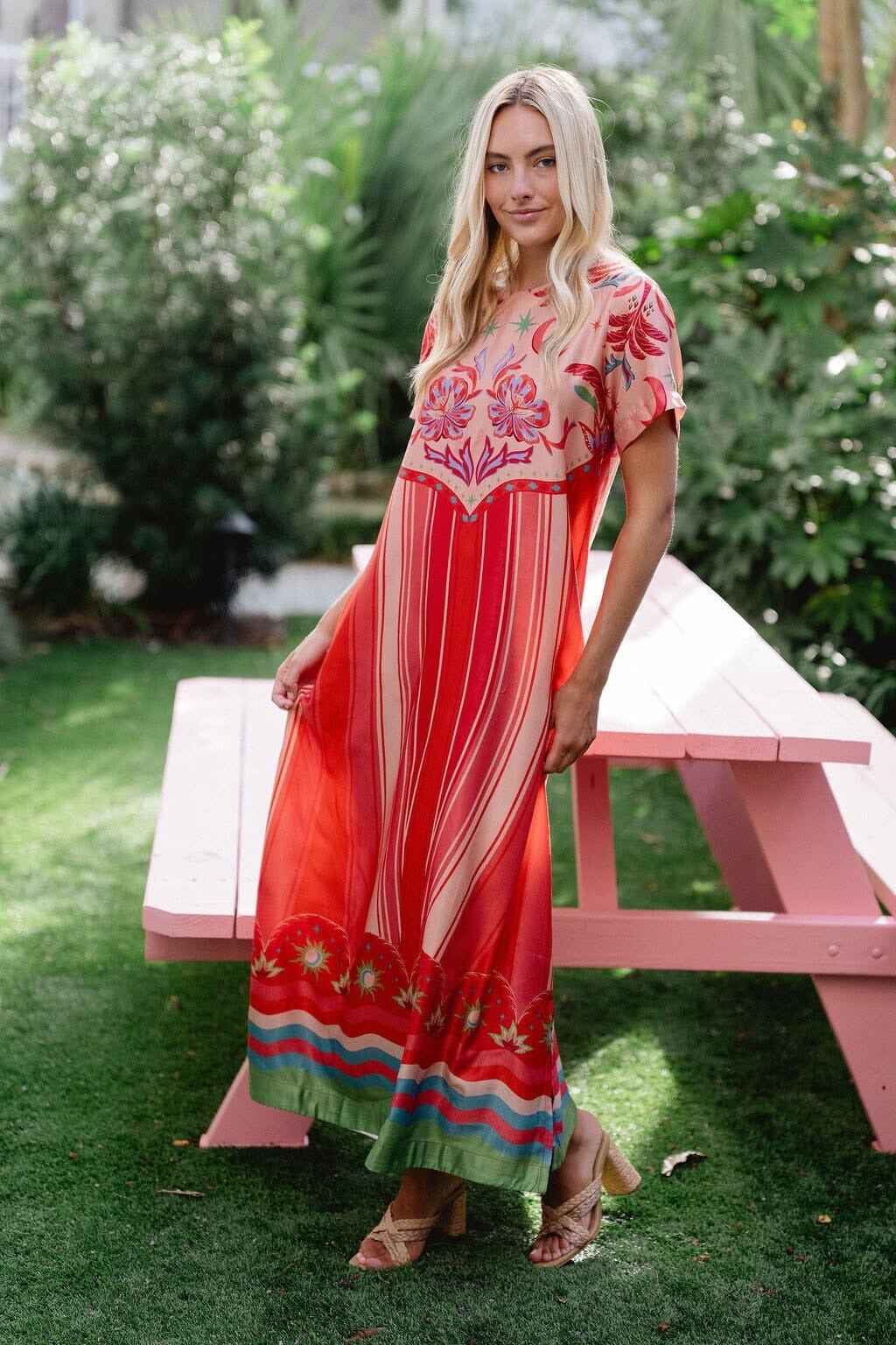 Diana Maxi Sugar Coral By Briton Court - Moxiebainbridge