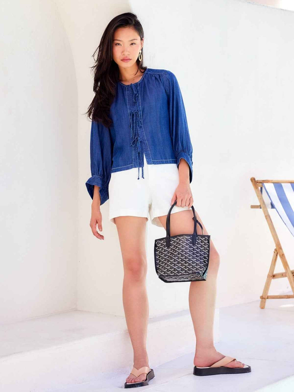 Cassie Lantern Sleeve Top By Fifteen-Twenty - Moxiebainbridge