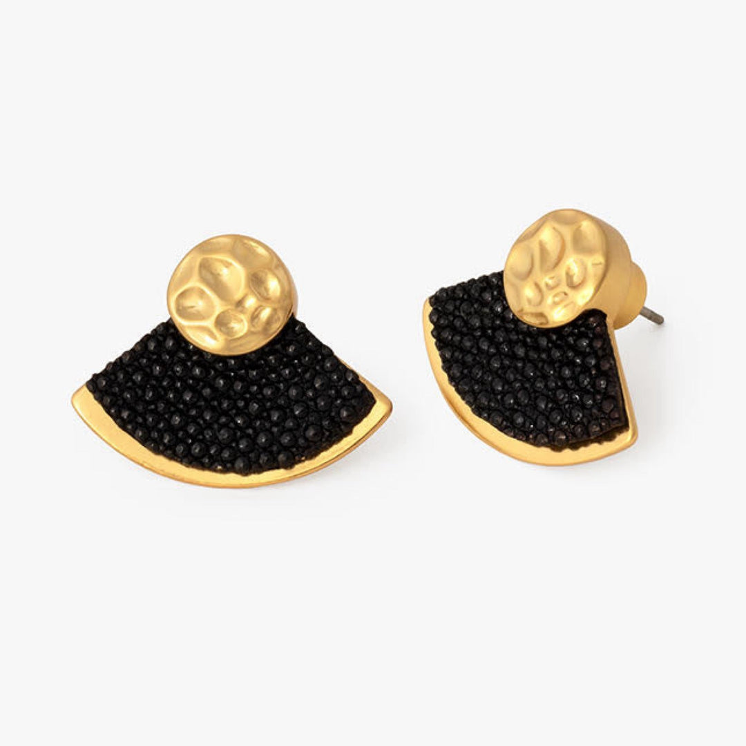 Khari Fan Stingray Earring By Brackish - Moxiebainbridge