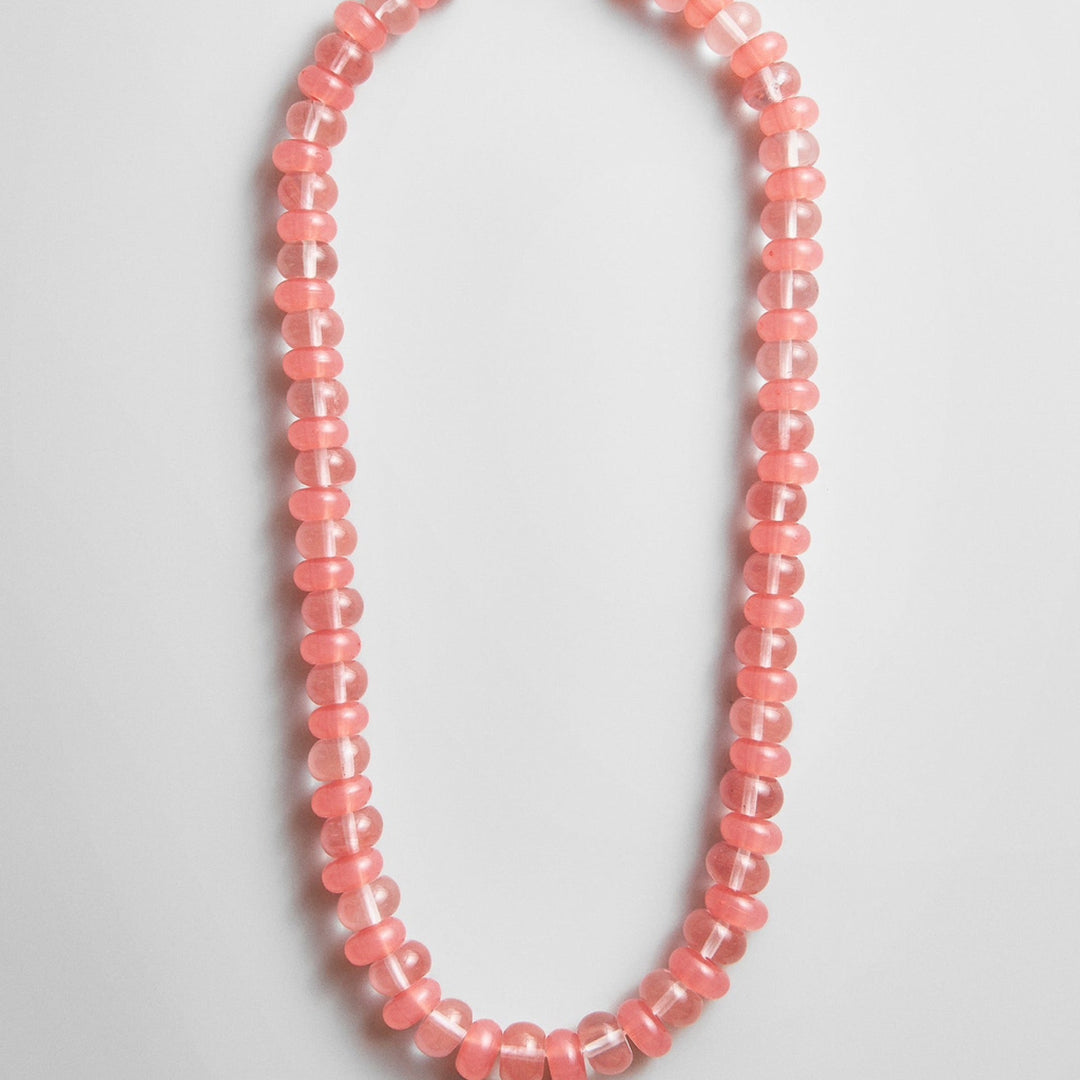 Joyce Semi-Precious Beaded Pink Necklace By Baublebar - Moxiebainbridge