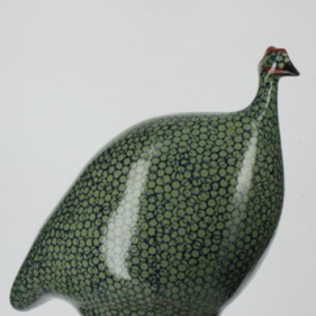 Guinea Fowl Speckled Cobalt Medium By Les Ceramiques de Lussan - Moxiebainbridge