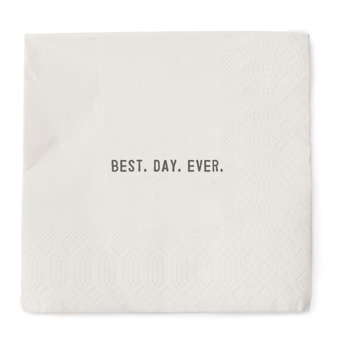 Best Day Ever Cocktail Napkin By Sugarboo - Moxiebainbridge