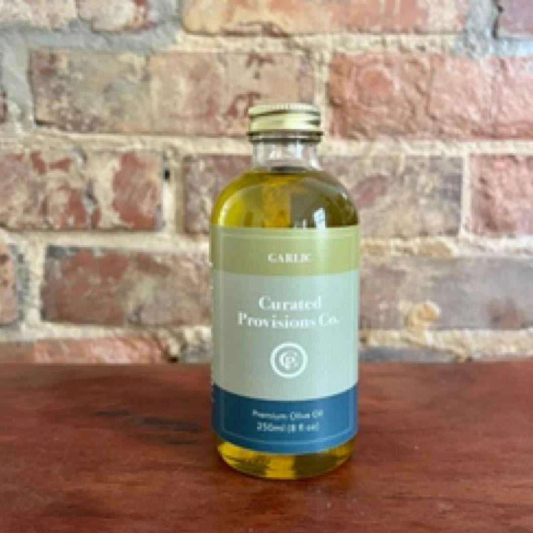 Garlic Premium Olive Oil By Curated Provisions - Moxiebainbridge