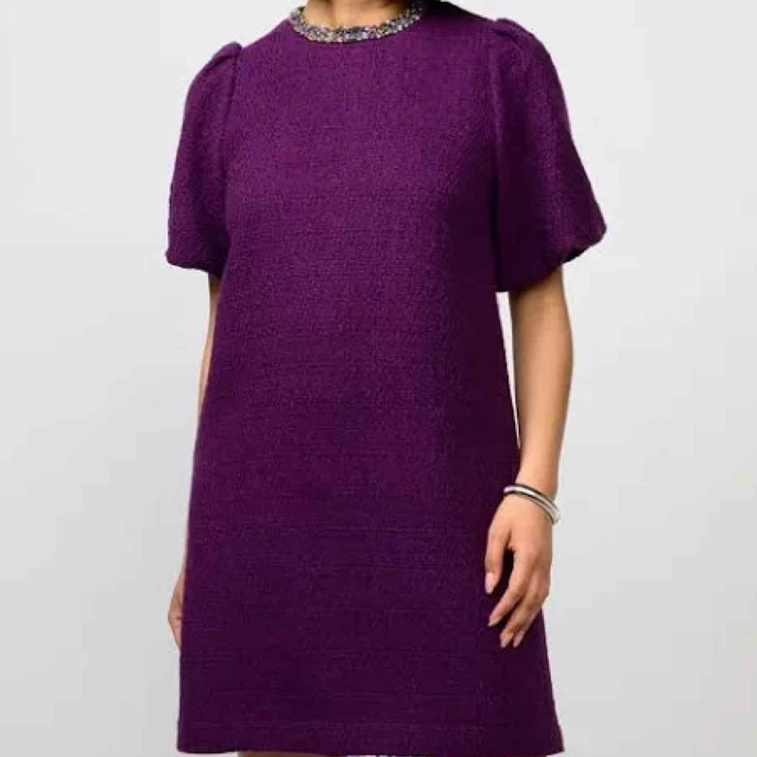 Beaded Neck Dress By Uncle Frank - Moxiebainbridge