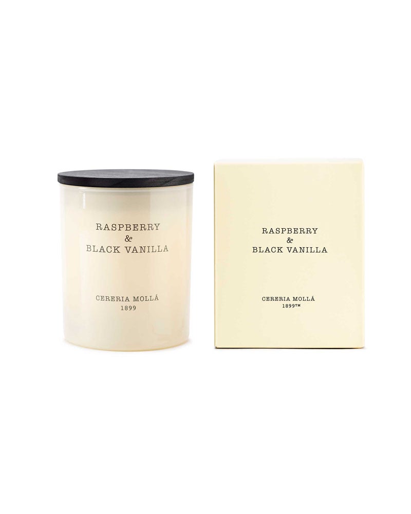 Raspberry & Black Vanilla Candle - Moxiebainbridge