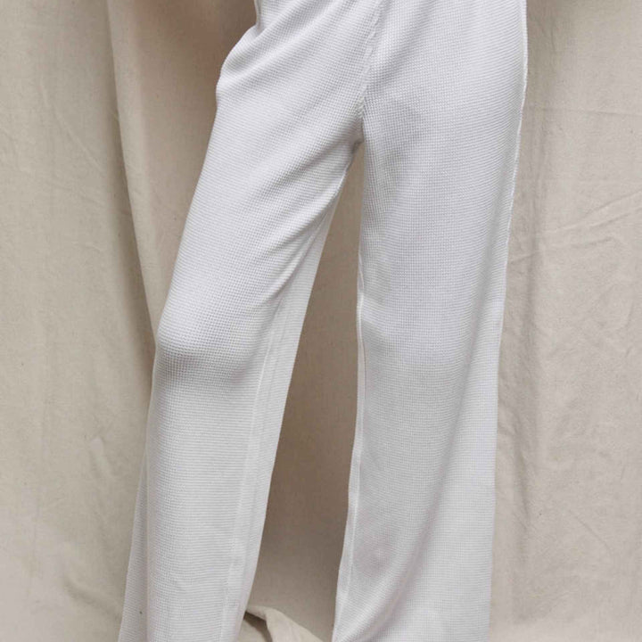 The Shane Waffle Drawstring Pant By The Perfect White Tee - Moxiebainbridge