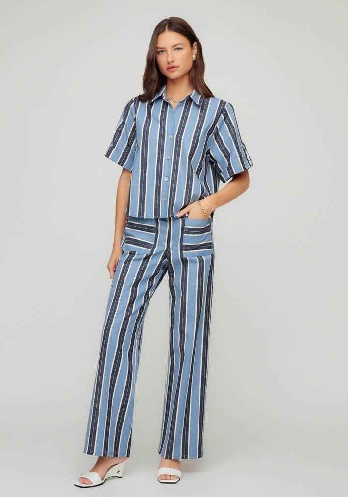 Kay Cuffed Sleeve Shirt By FIFTEEN -TWENTY - Moxiebainbridge