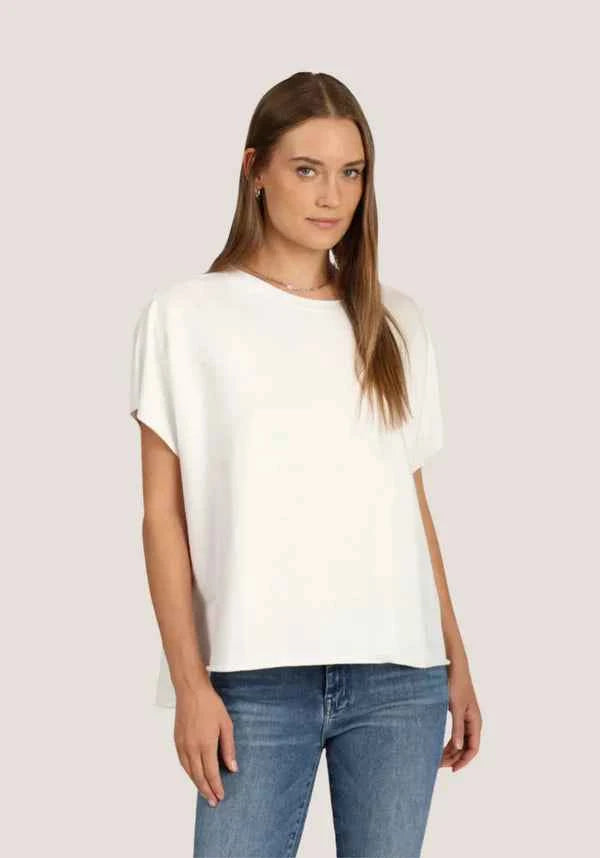 Caplet Anna Tank White By Dylan - Moxiebainbridge