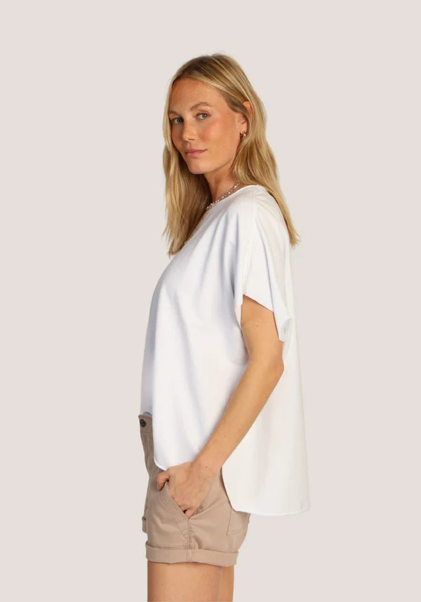 Caplet Anna Tank White By Dylan - Moxiebainbridge