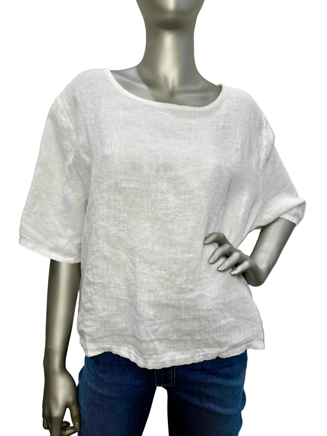 Simon Shirt Linen White By Bryn Walker - Moxiebainbridge