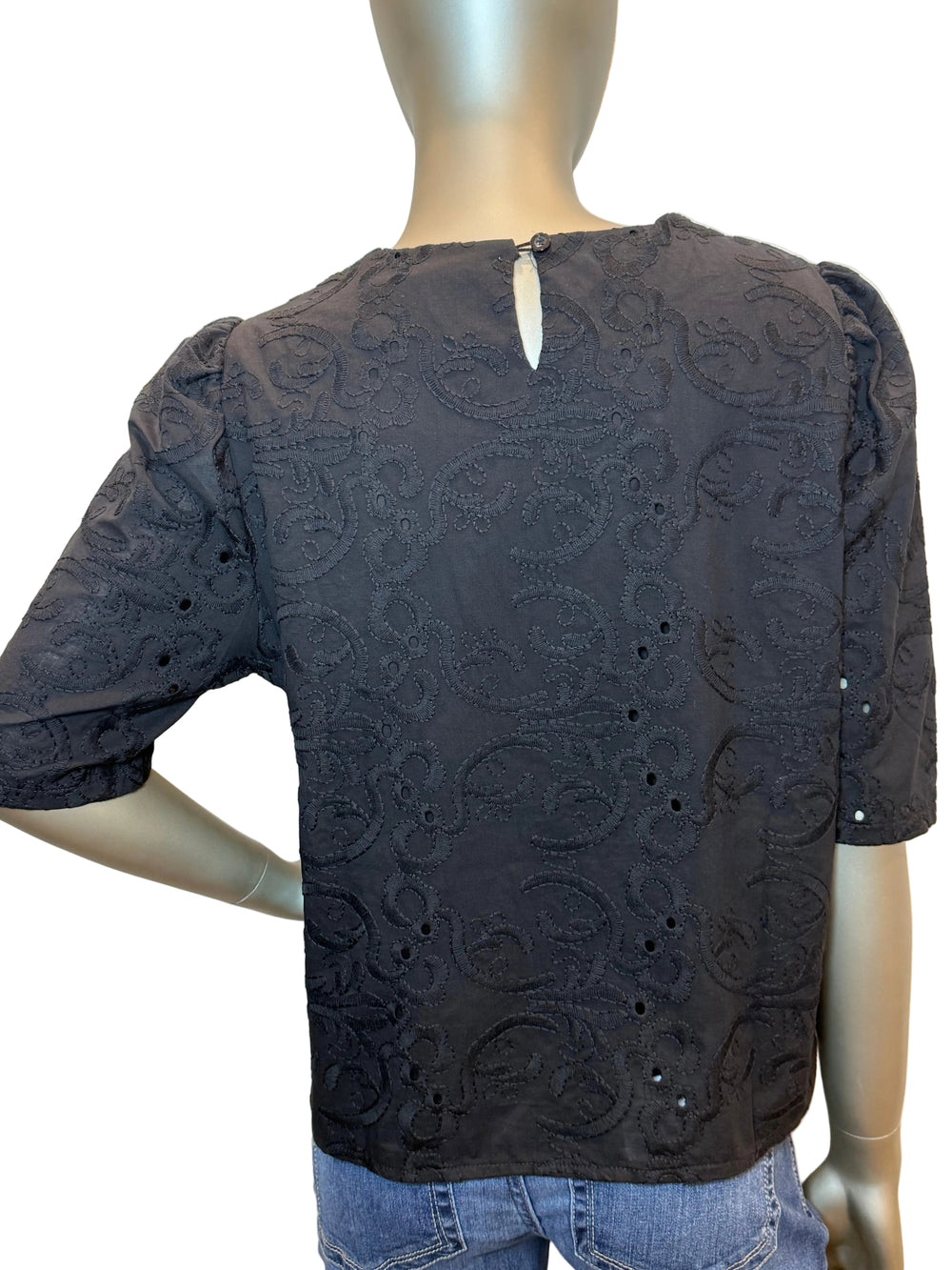 The Joanne Blouse Black By Babette - Moxiebainbridge
