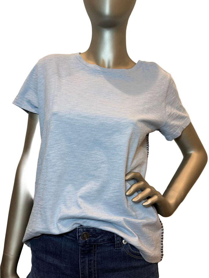 Crew T Shirt With Contrast Stitch By Dylan - Moxiebainbridge