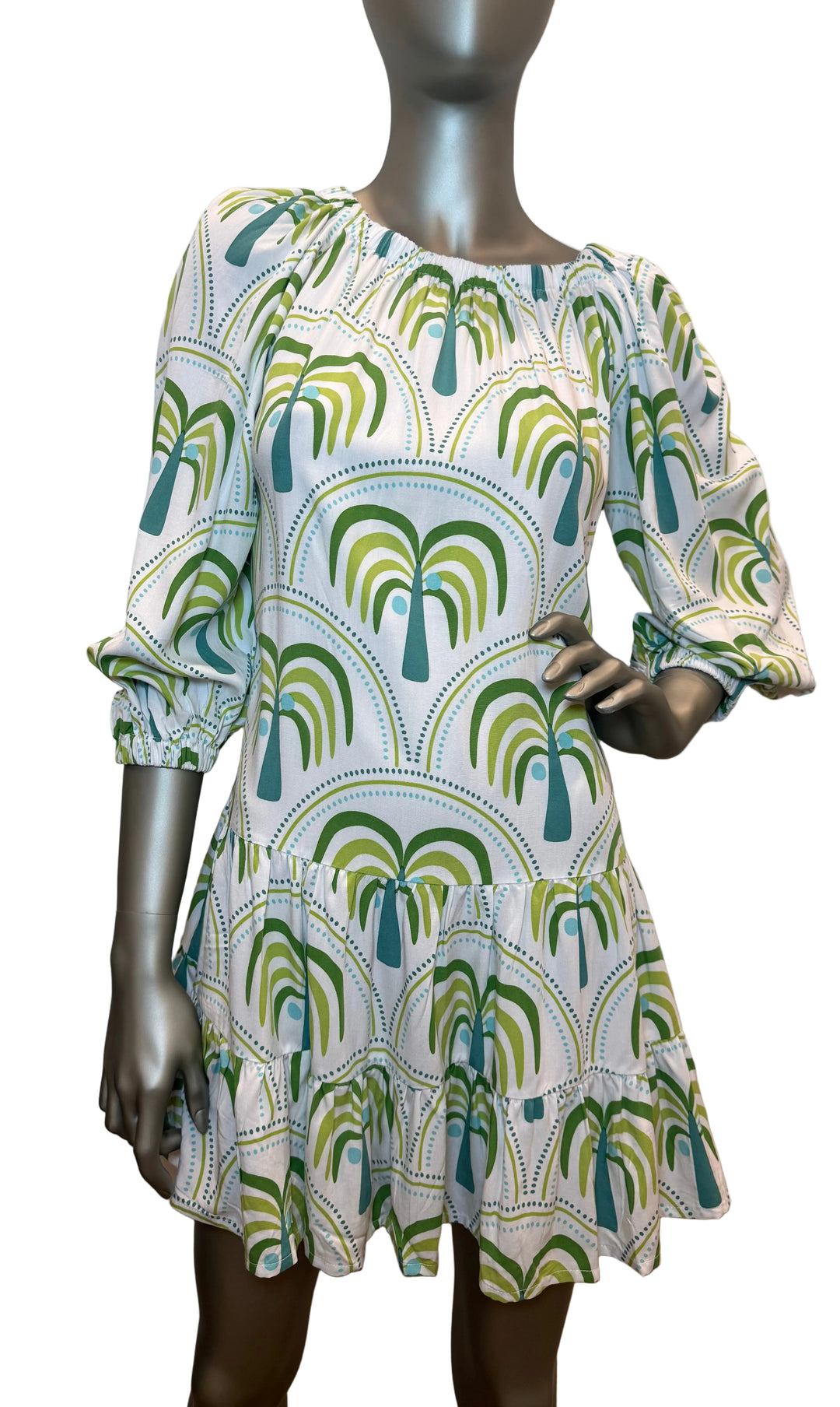Sunset Maria Short Dress By ROMI - Moxiebainbridge