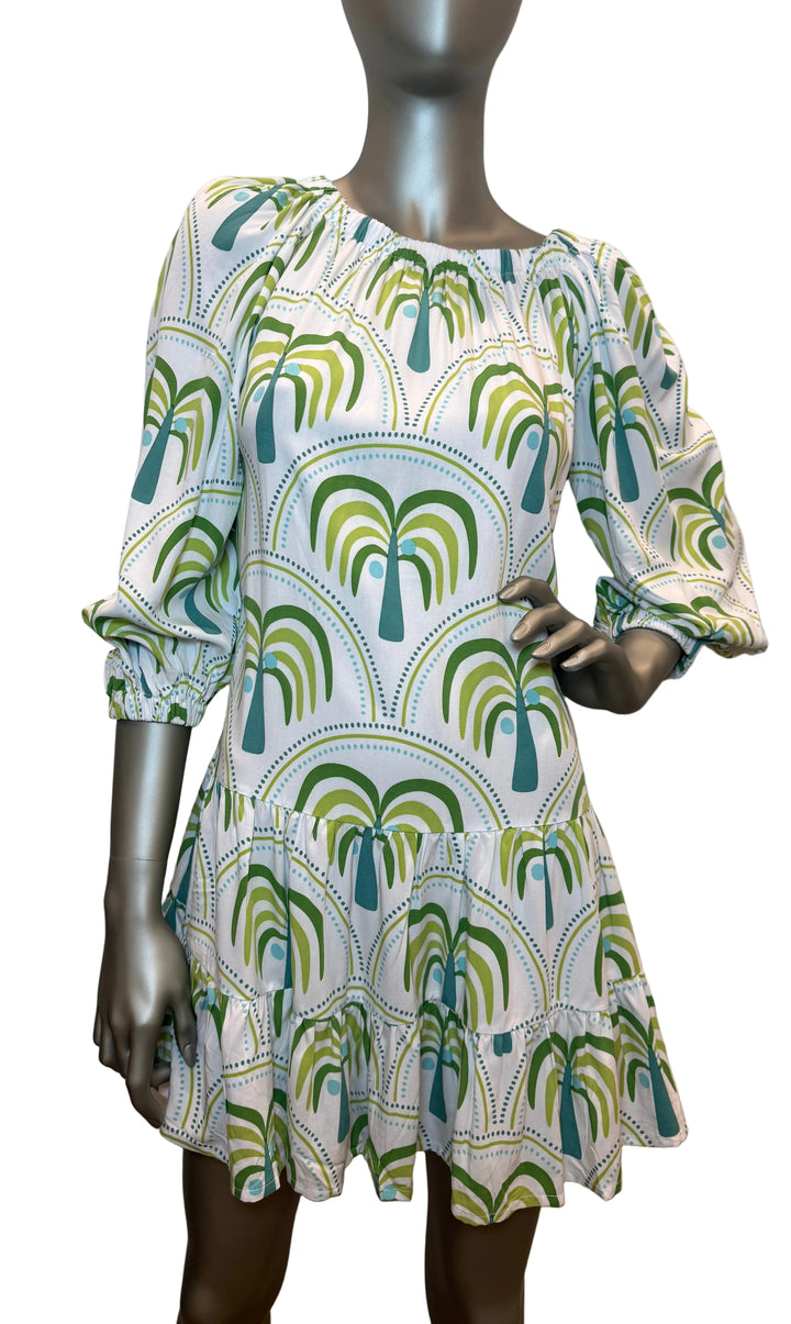 Sunset Maria Short Dress By ROMI - Moxiebainbridge