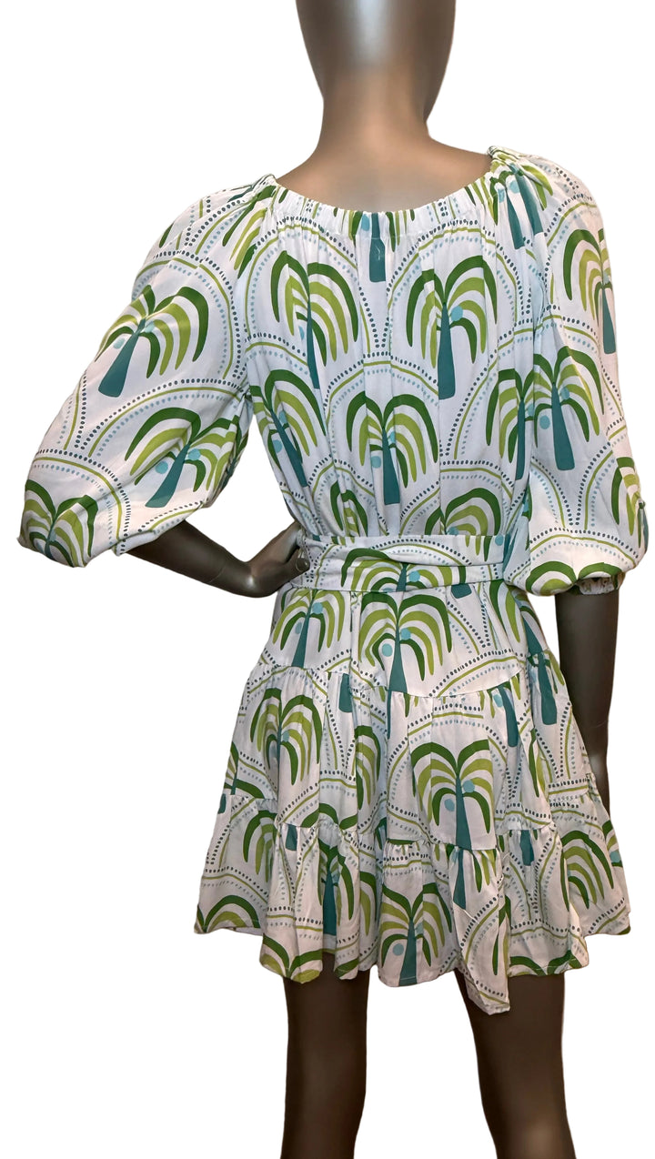 Sunset Maria Short Dress By ROMI - Moxiebainbridge