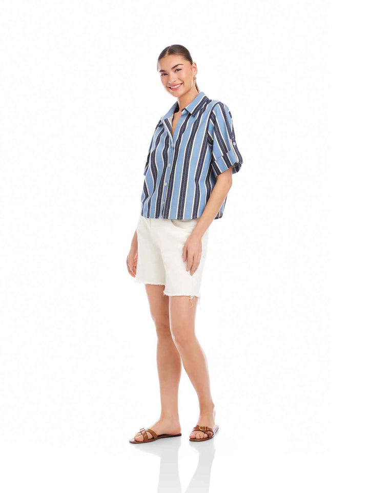 Kay Cuffed Sleeve Shirt By FIFTEEN -TWENTY - Moxiebainbridge