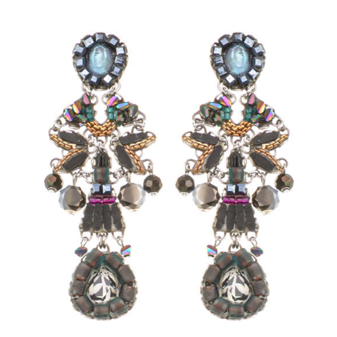 Obsidian Earring Black By Ayala Bar - Moxiebainbridge