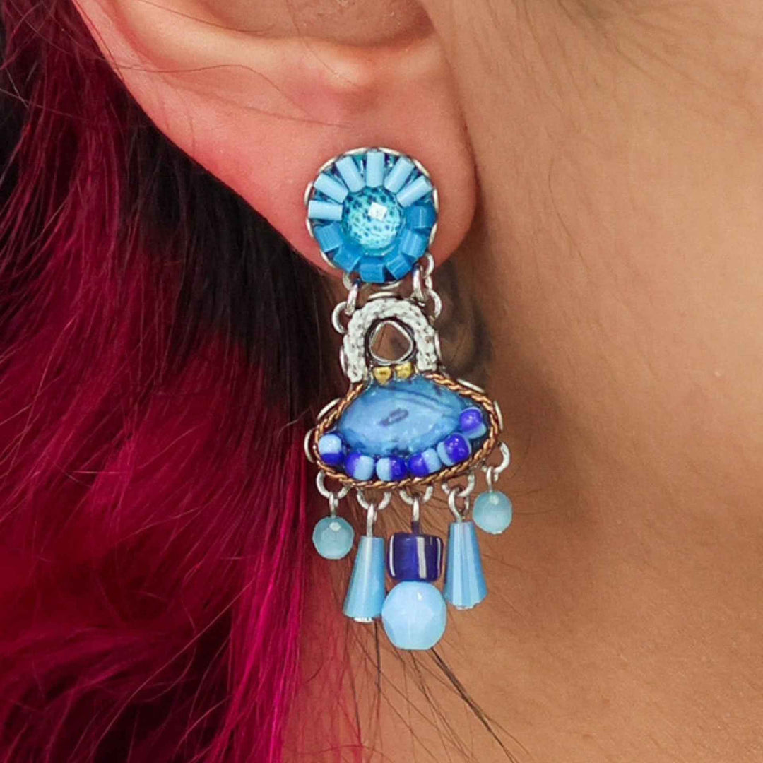Blue Bayou Earring By Arya Bar - Moxiebainbridge