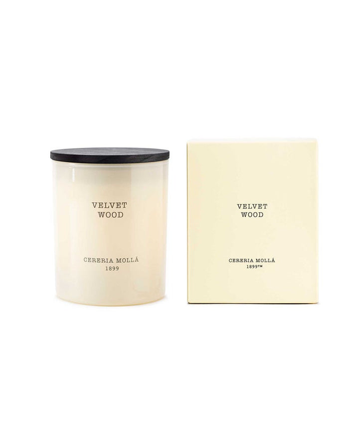 Velvet Wood Candle - Moxiebainbridge