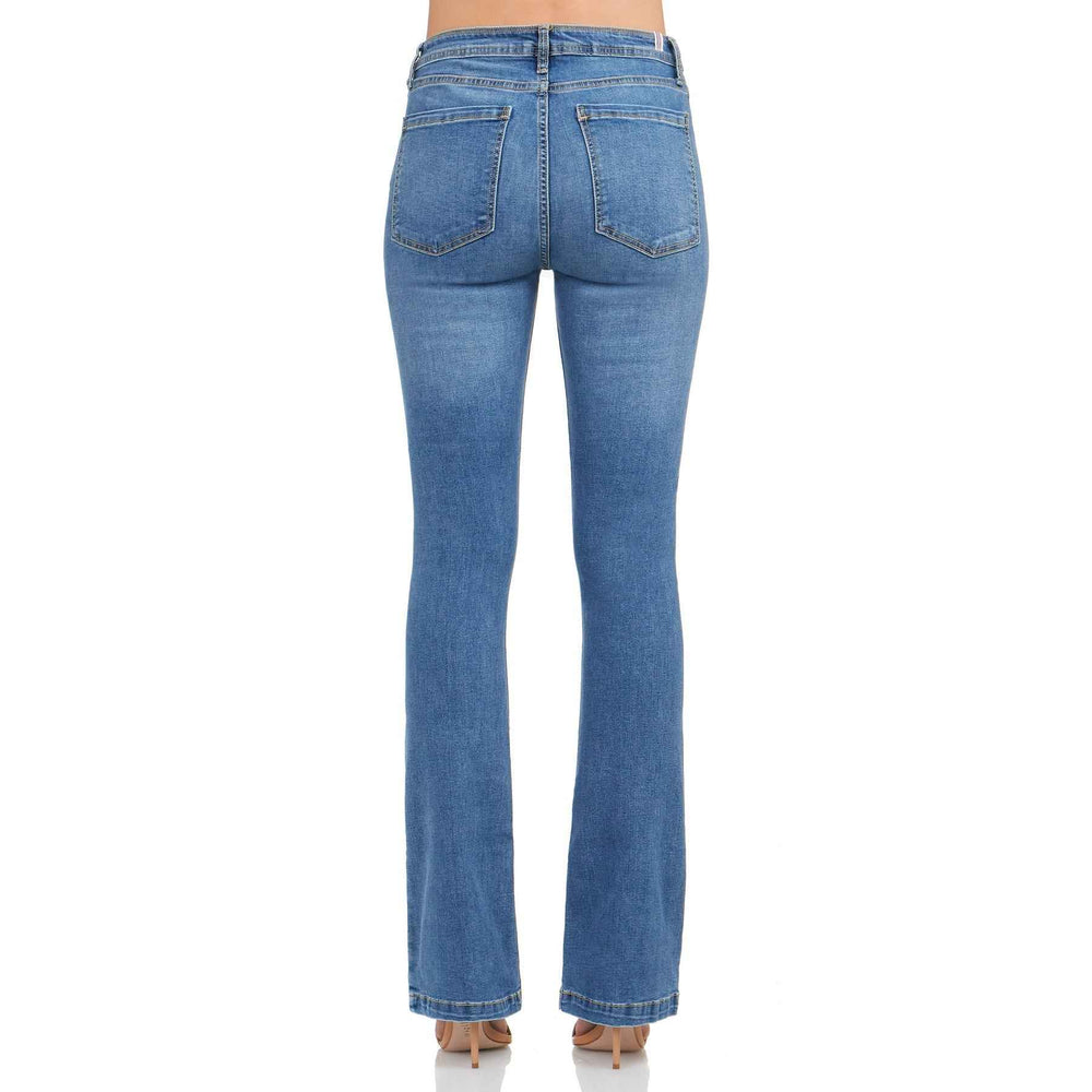 The Trucker Mid-Rise Bootcut By Morrison Jean - Moxiebainbridge