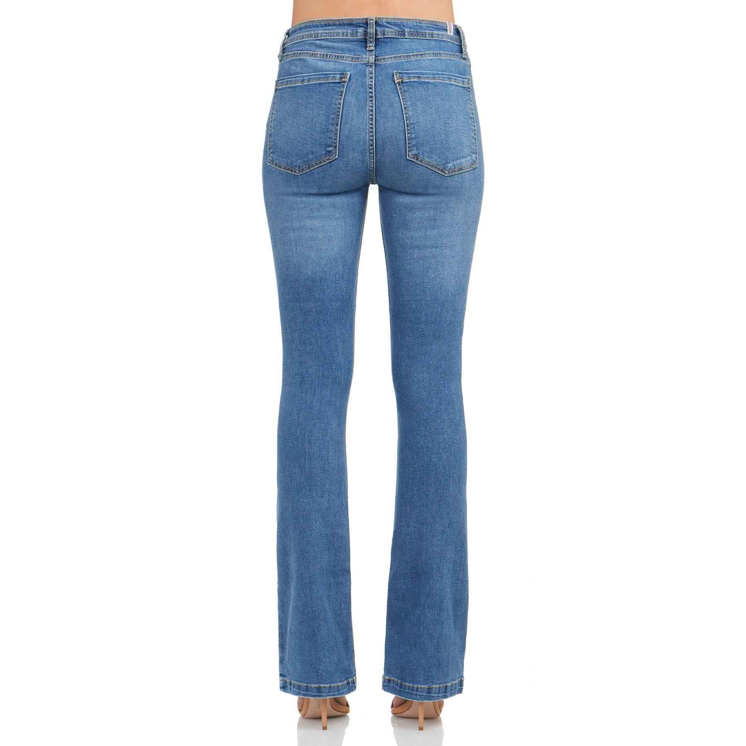 The Trucker Mid-Rise Bootcut By Morrison Jean - Moxiebainbridge