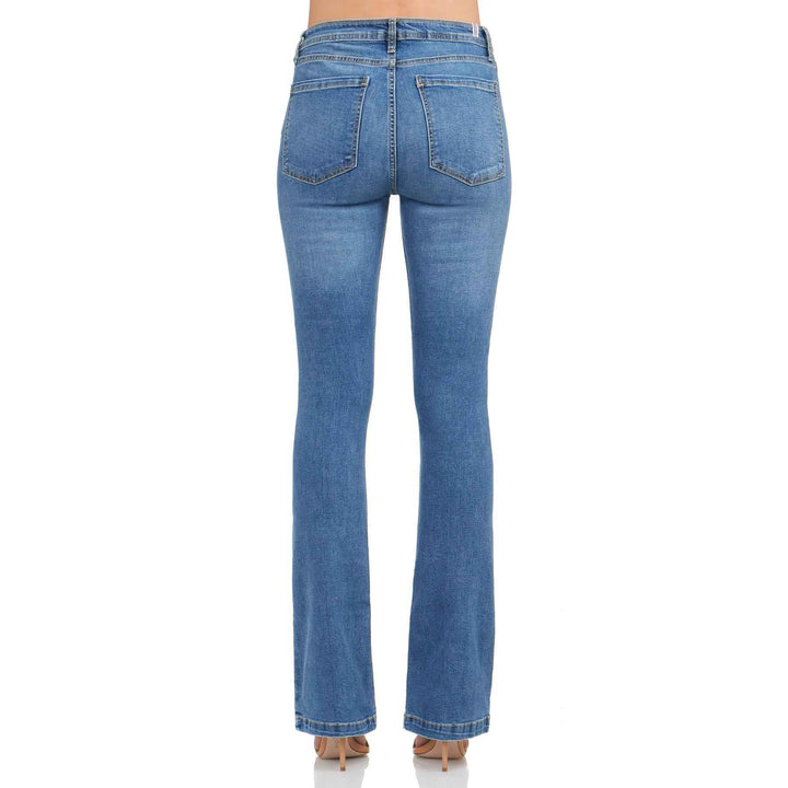 The Trucker Mid-Rise Bootcut By Morrison Jean - Moxiebainbridge