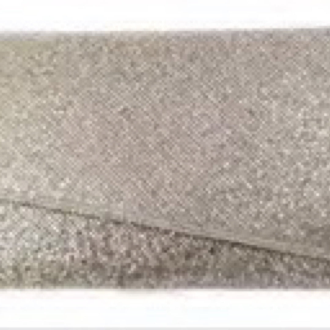 Silver All Beaded Asymmetrical Clutch - Moxiebainbridge
