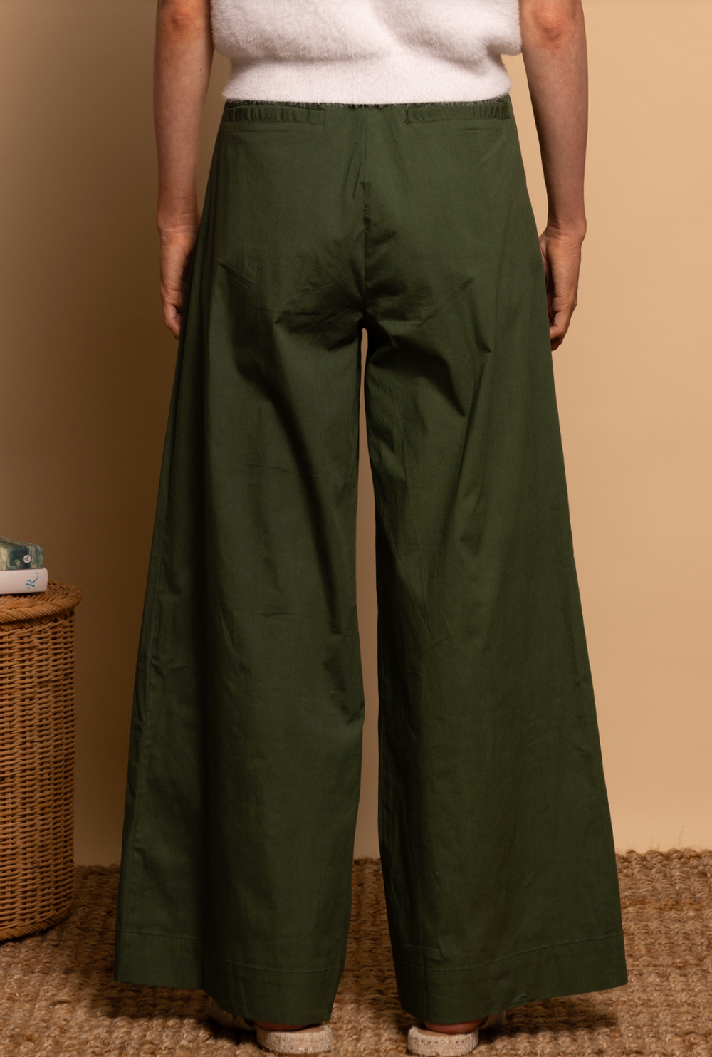 Eden Pant Forest Green By Shore - Moxiebainbridge