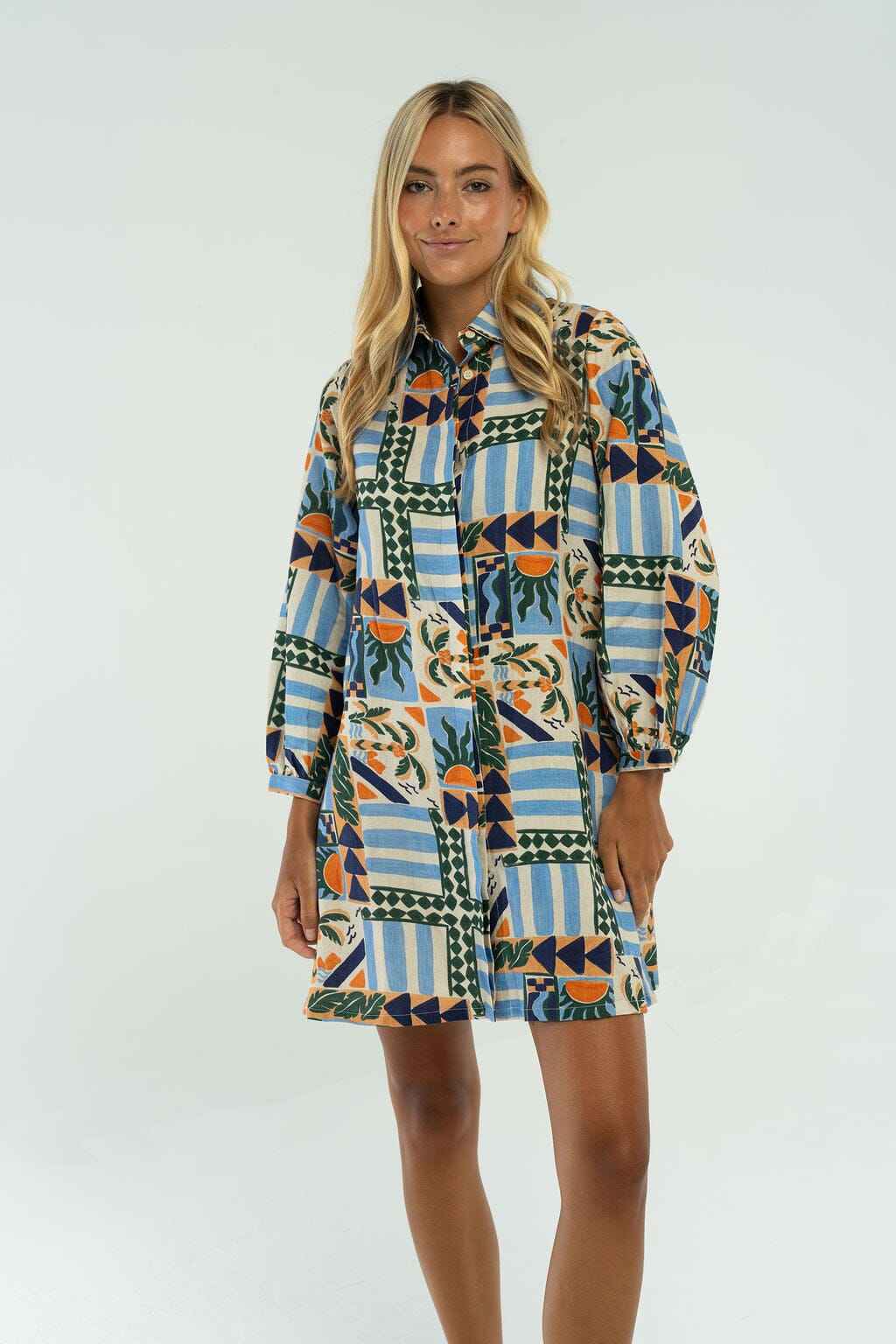 Sienna Mini Dress By Briton Court - Moxiebainbridge