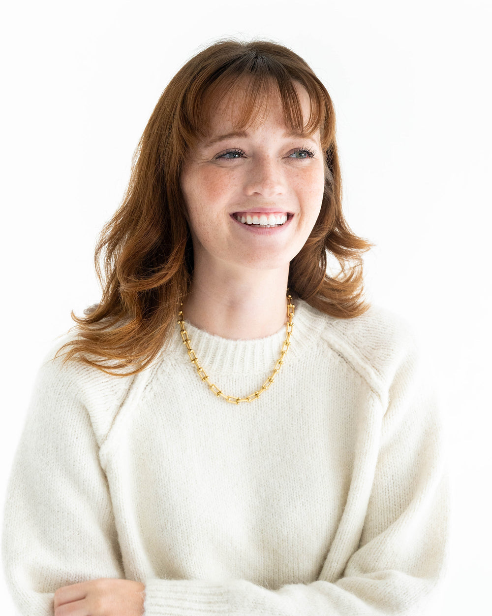 Gold Jackie Chain Handmade 24 KT Gold Plated - Moxiebainbridge