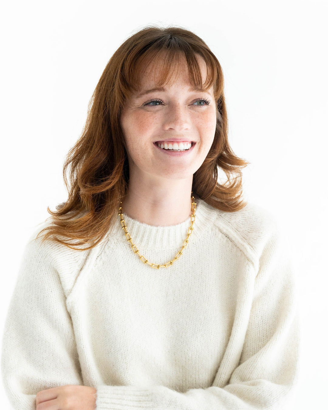 Gold Jackie Chain Handmade 24 KT Gold Plated - Moxiebainbridge