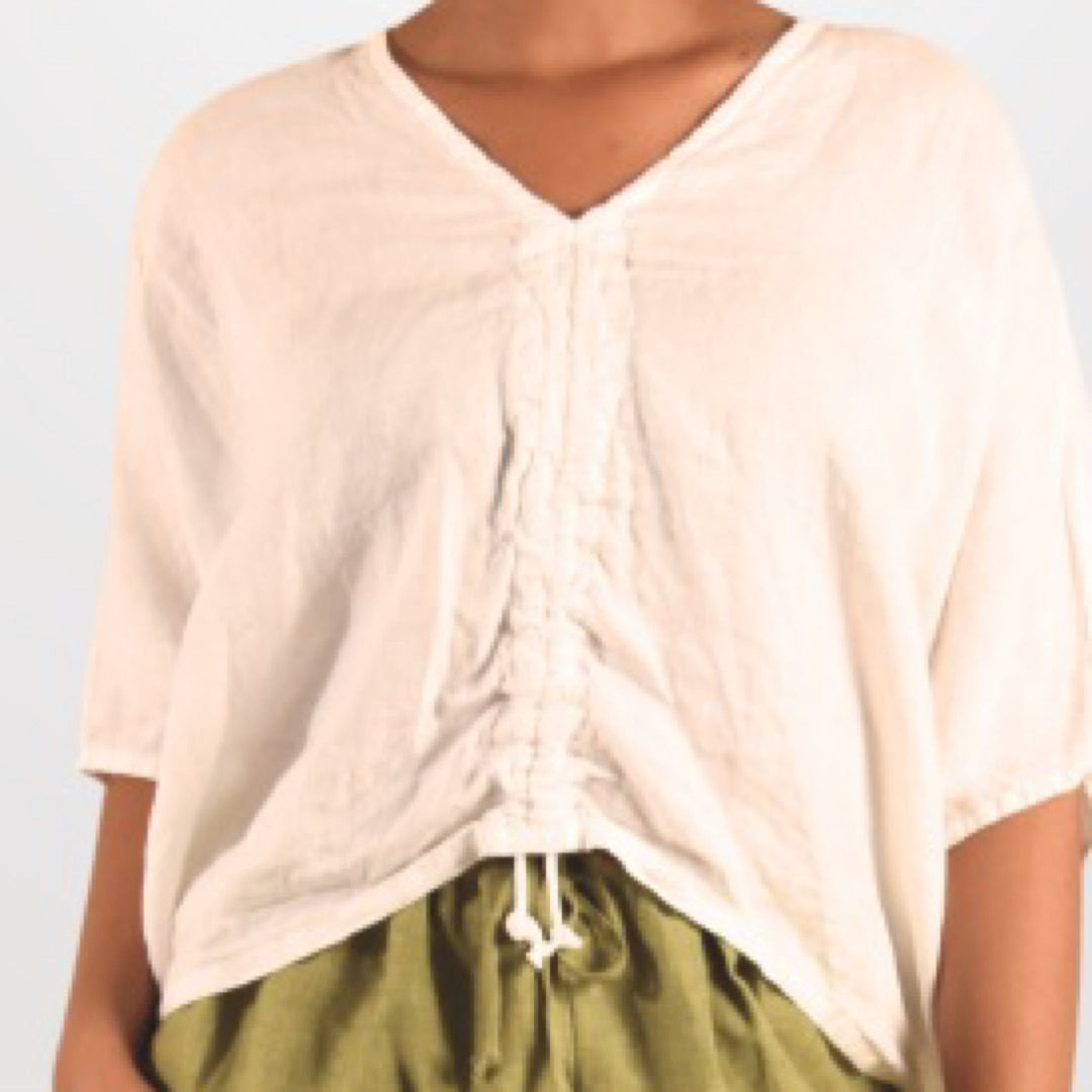 Ria Shirt Cream By Bryn Walker - Moxiebainbridge