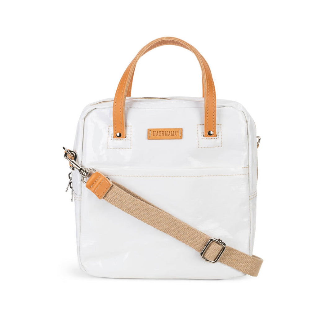 Parma Bag Glossy White By Uashmama - Moxiebainbridge