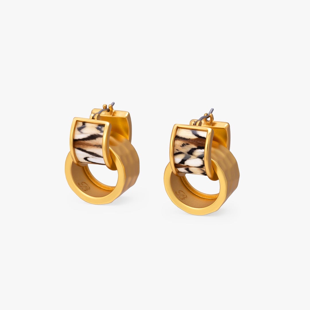 Michelle Double Hoop By Brackish - Moxiebainbridge