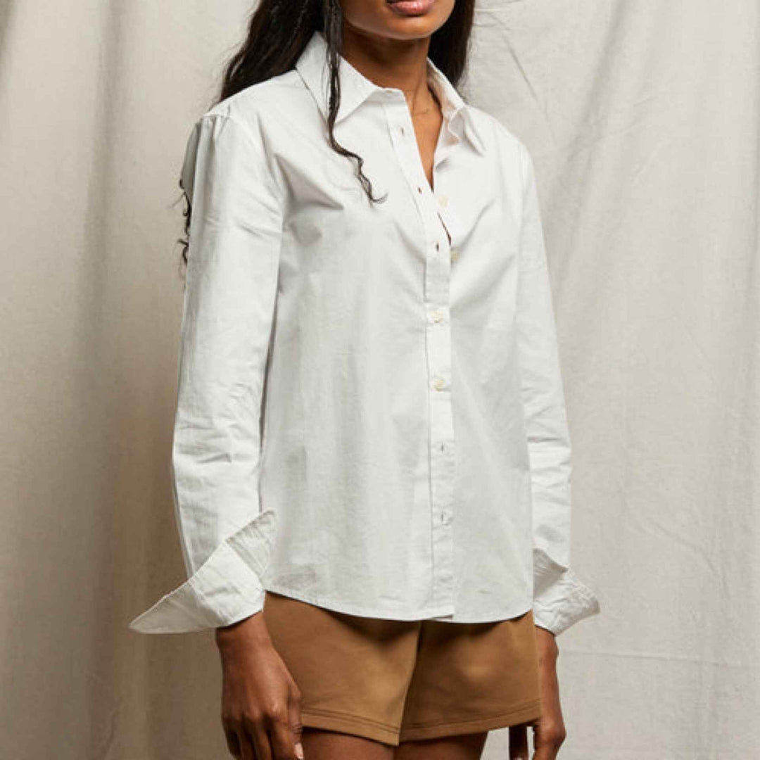 The Gisele White Button Down By PerfectWhiteTee - Moxiebainbridge