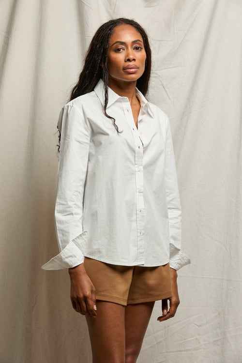 The Gisele White Button Down By PerfectWhiteTee - Moxiebainbridge