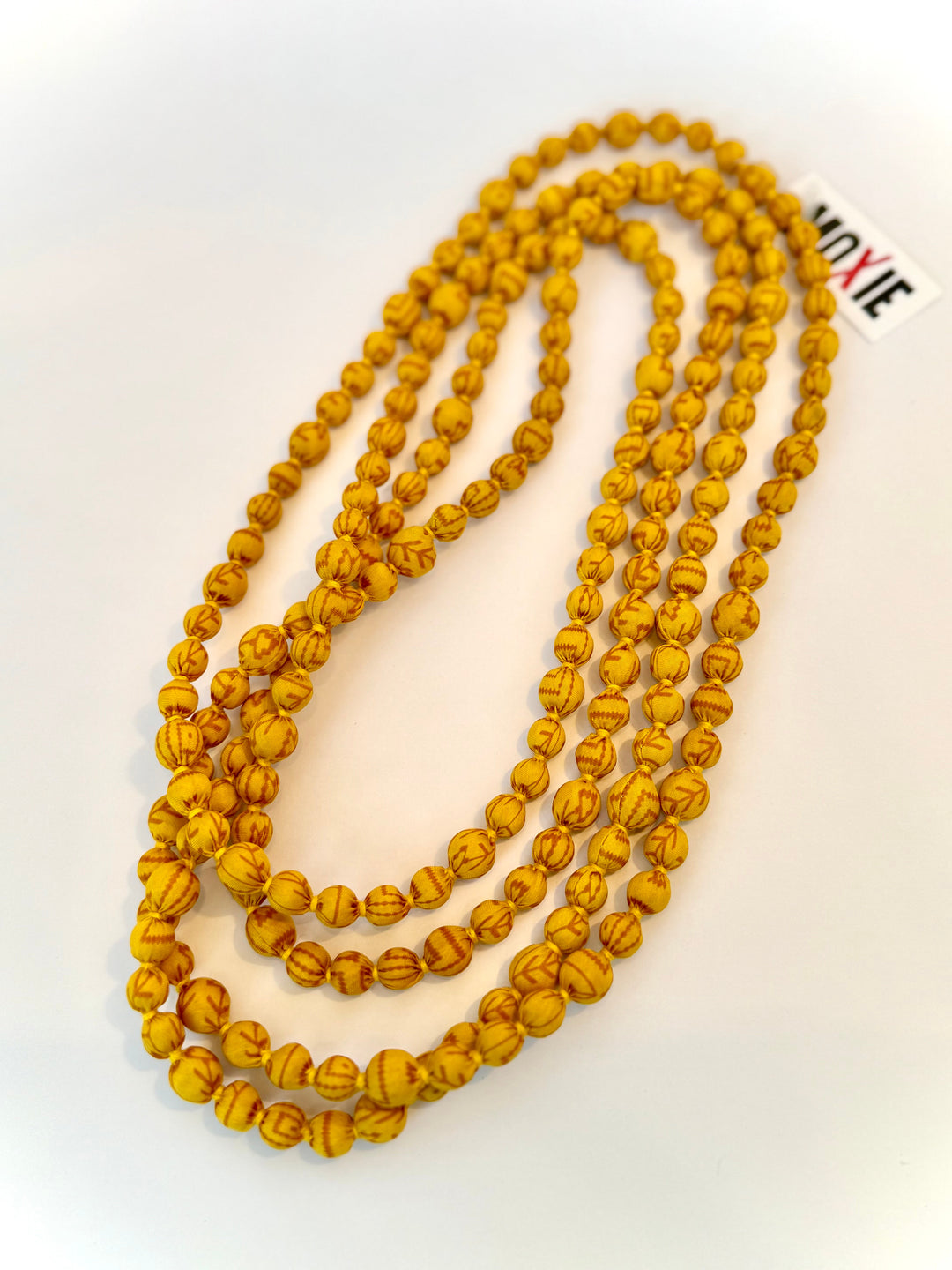 88" Single Strand Silk Recycled Sari Necklace - Moxiebainbridge
